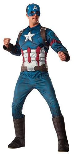Marvel Captain America Deluxe Costume Men's 165cm-175cm RUBIE'S JAPAN