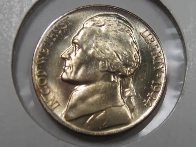 BU 1944-P Silver WWII Jefferson Nickel. #39
