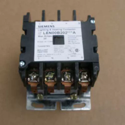 New Siemens LEN00B202208A 20 Amp 4 Pole Lighting Contactor Open