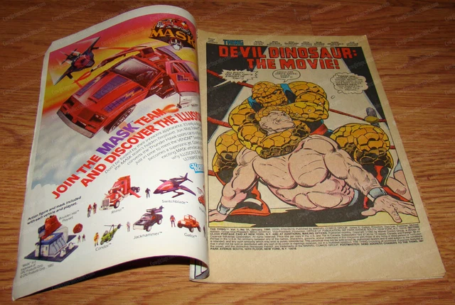 Marvel Comics, THE THING #31 (FN-) Devil Dinosaur: The Movie, Jan 1986
