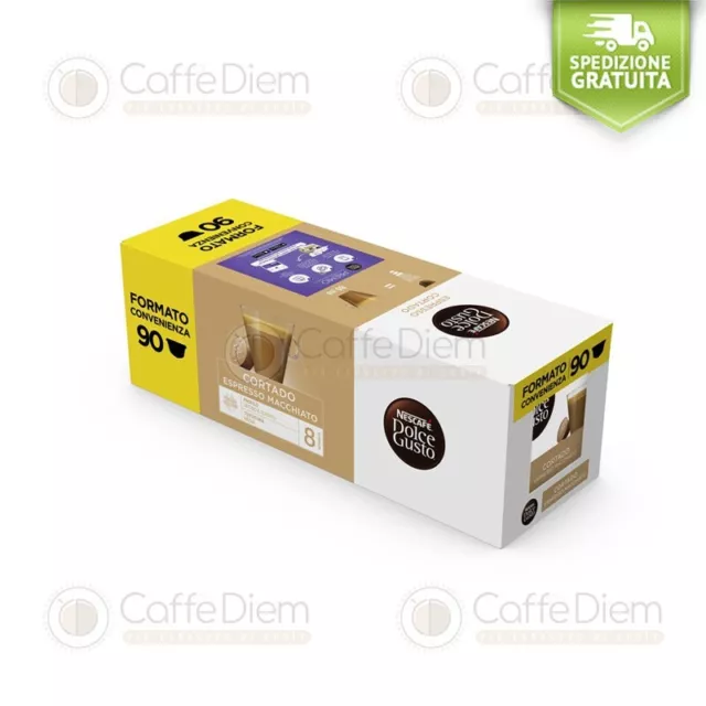 Capsule E Cialde Nescafè Dolce Gusto 90 Capsule Cortado - Dolcegusto Originali