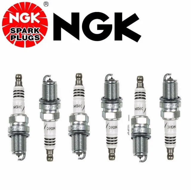 6 X New NGK IRIDIUM IX Resistor Power Performance Spark Plugs BKR7EIX # 2667