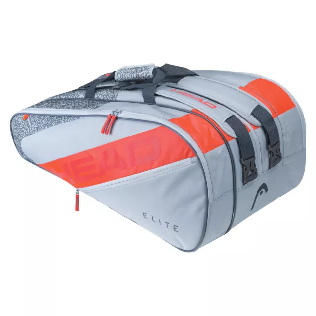 Head Elite 12R Monstercombi Gray/Orange Tennis Bag