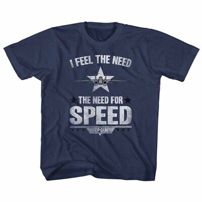 Top Gun Movie I Feel The Need The Need For Speed Youth T Shirt 2T-YXL
