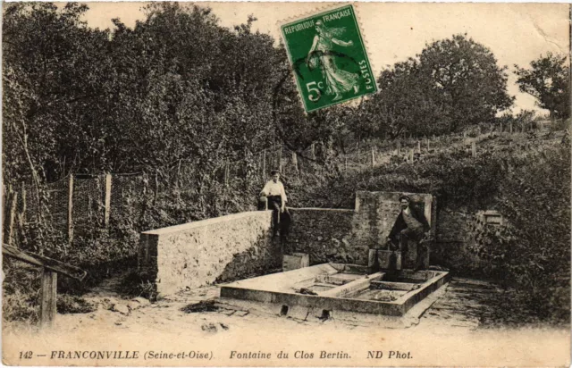 CPA Franconville Fontaine du Clos Bertin FRANCE (1330987)