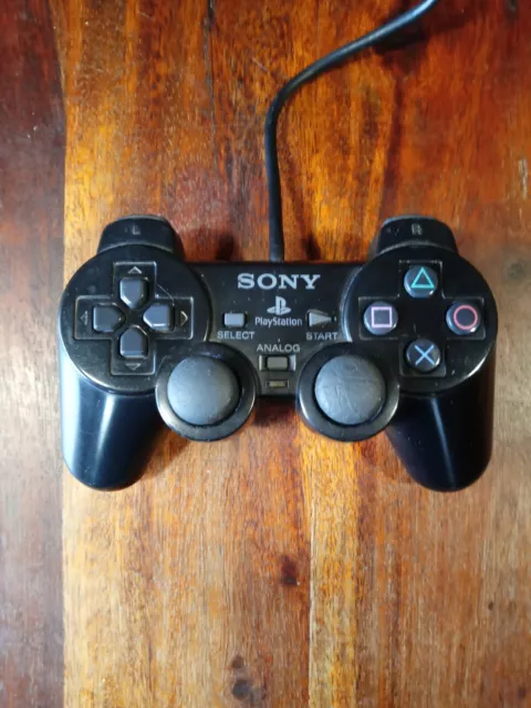 Controller Playstation 2 PS2 Nero Pad Dualshock Joystick originale Funzionante