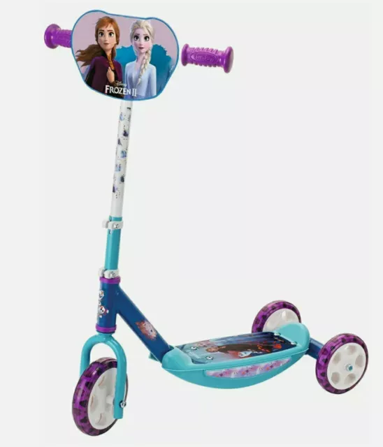 Roller Smoby 750181 3-Rad Scooter Kinderroller Eiskönigin Frozen II Anna Elsa