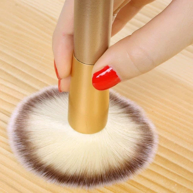 18 Pezzi Pennelli Trucco Set Di Pennelli Trucco Con Custodia Da Viaggio Manico i 6