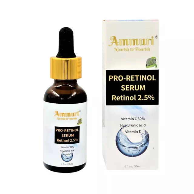 Ammuri Pro Retinol Serum 2,5% entfesseln Sie die Ausstrahlung Ihrer Haut intensive Feuchtigkeit