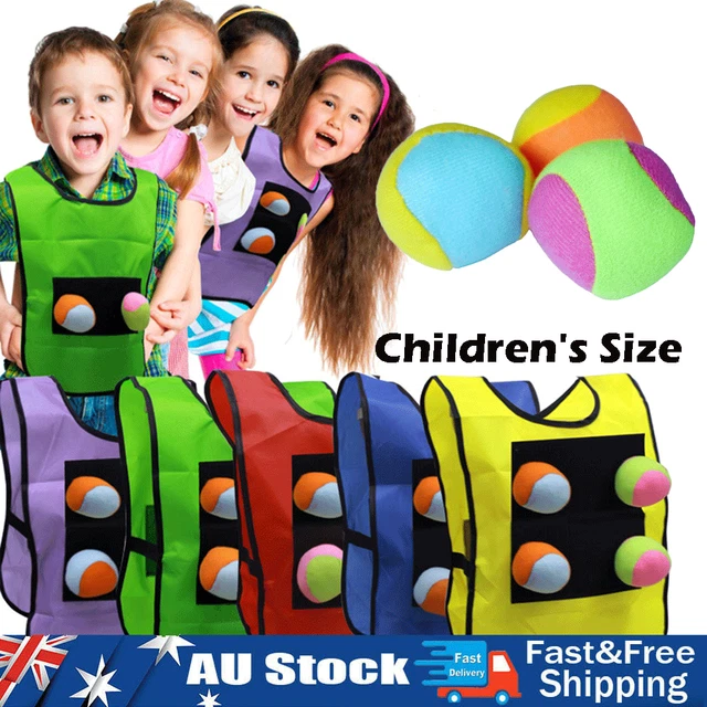 Parent-child Game Vest Sticky Ball Toy Outdoor Interactive Gameplaying Props
