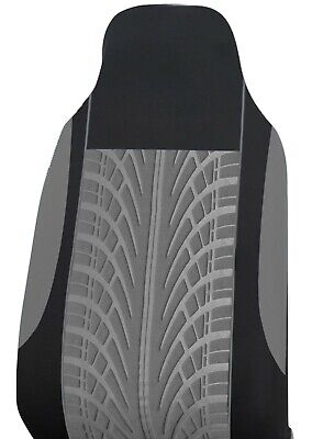 For Mercedes Vito Sprinter Vaneo Tire Design Grey Soft Fabric Van Seat Covers 3