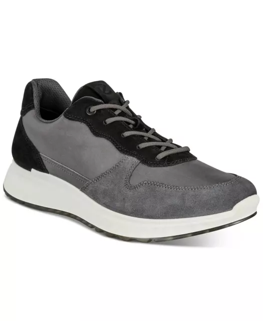 ECCO ST1 PERFORATED Sneaker Magnet/Dark Shadow Men's Shoes - EU 45 / US ...