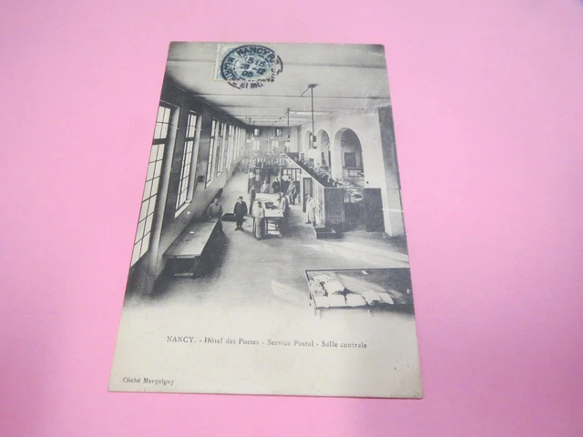 30014 Carte Postale 54 Nancy Hotel Des Postes Service Postal Salle
