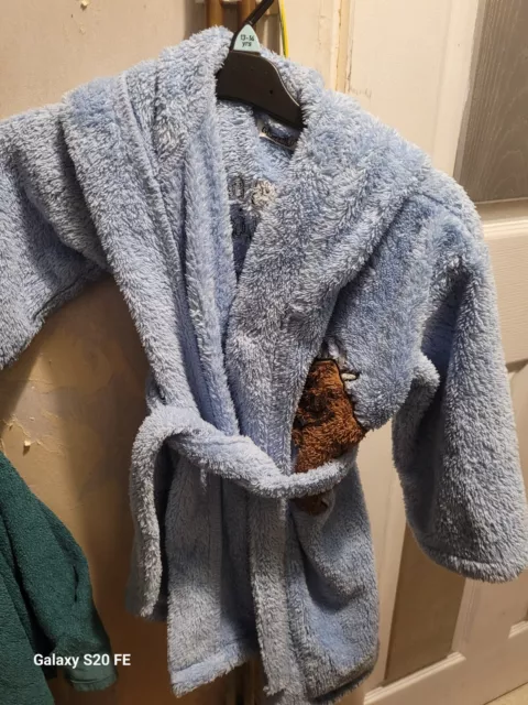 Boys blue 3-4yrs Gruffalo dressing gown