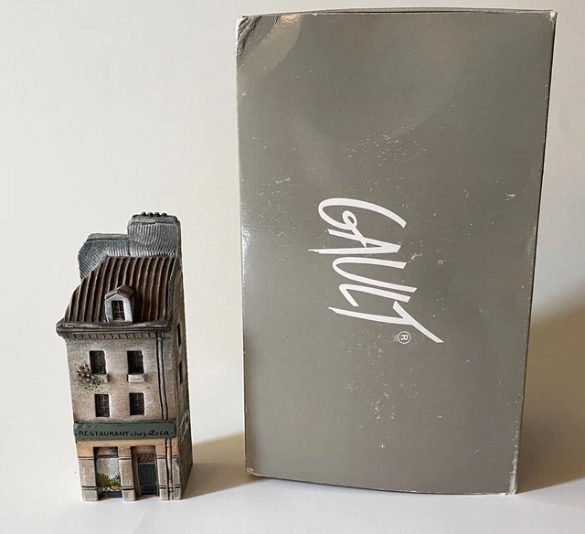 Gault original ceramic BOXED miniature house France Paris building, wargame 15mm