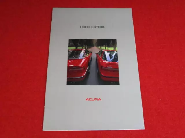 Acura Legend Integra Left H 1989 Showa 64 Large Format Catalog