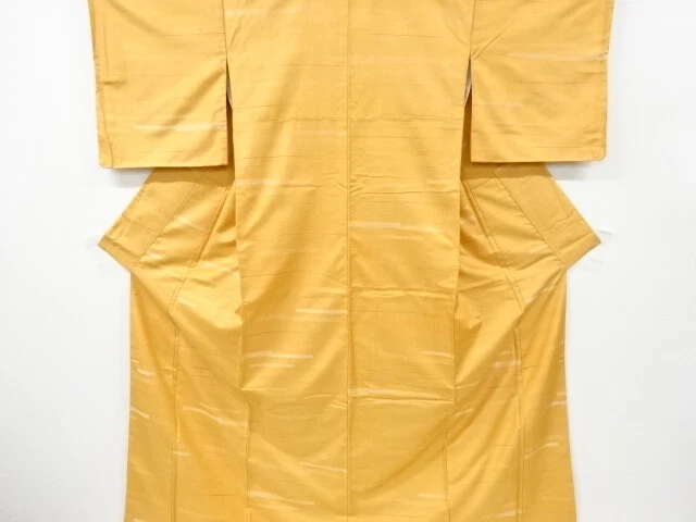 6819134: Japanese Kimono / Vintage Omeshi Kimono / Nishijin-Ori / Woven Stripe &