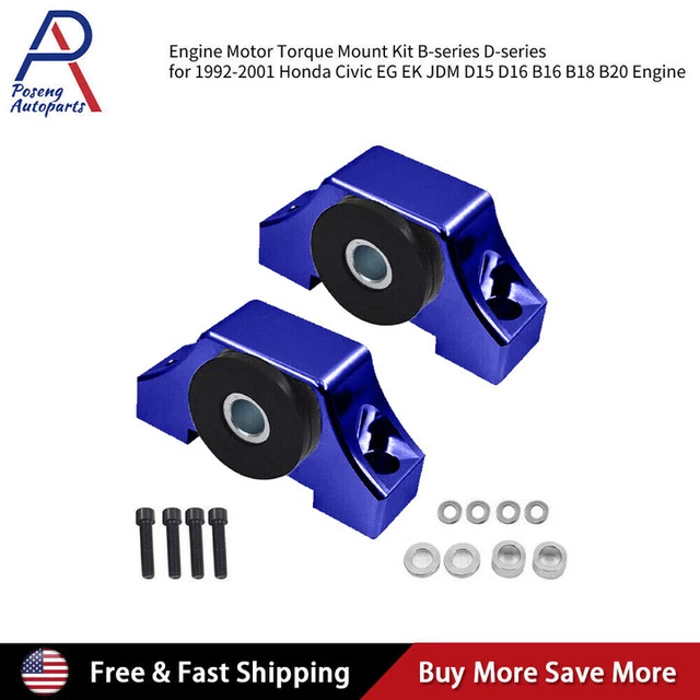 ENGINE MOTOR TORQUE Mount Kit Bseries/Dseries for Honda Civic EG EK