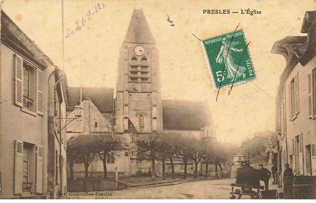 95 Presles #As30229 L Eglise Pressoir