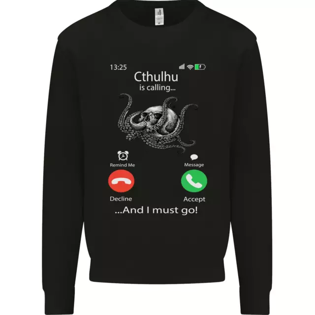 Felpa maglione Cthulhu Is Calling Funny Kraken