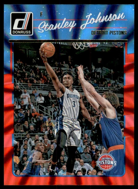 2016-17 Donruss Holo Red Laser #100 Stanley Johnson /99