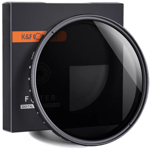 K&F Concept® 67mm Variabler ND2-400 Filter Neutral Density .1111