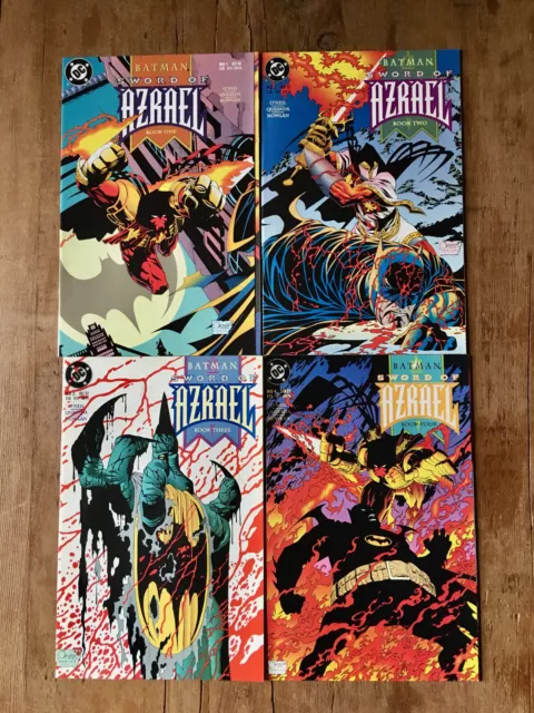 BATMAN: SWORD OF AZRAEL # 1, 2, 3, 4 (DC Comics 1992) Dennis O'Neil, Joe Quesada