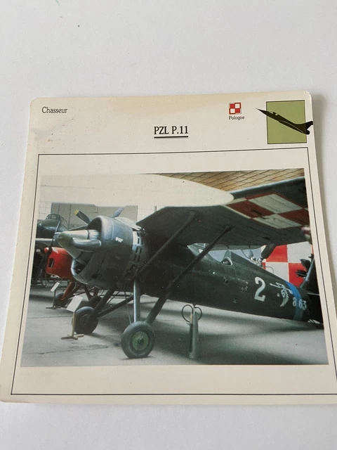 Carte Collection Chasseur PZL P.11