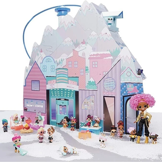Lol surprise winter disco holiday shop chalet house
