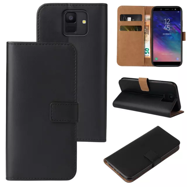 Schutz Hülle für Samsung Galaxy A6 2018 Handy Tasche Smartphone Case Schale Klap