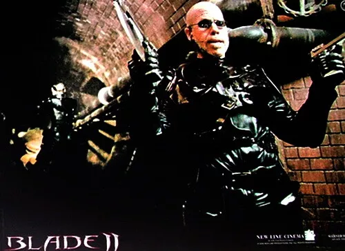 Wesley Snipes Ron Perlman BLADE 2 II lobby cards 6 original vintage stills 2002