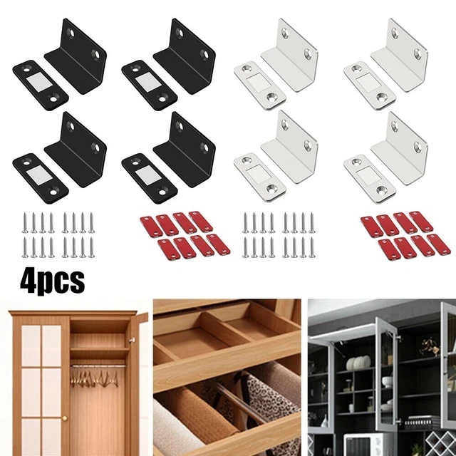 4pcs Magnetico Porta Closer Ganci Forte Magnete Chiusura for Armadietto Armadio