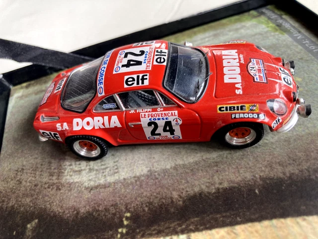 Coffret 4 Alpine Renault A110 Provence Moulage 1/43 Tours De Corse 74/75/77/78