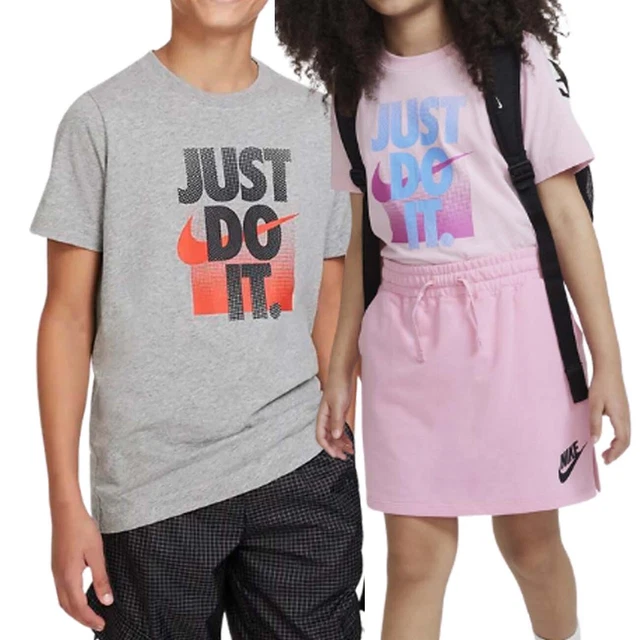 T-Shirt Ragazzi Nike Dx9522 690 Sportwear Cotone