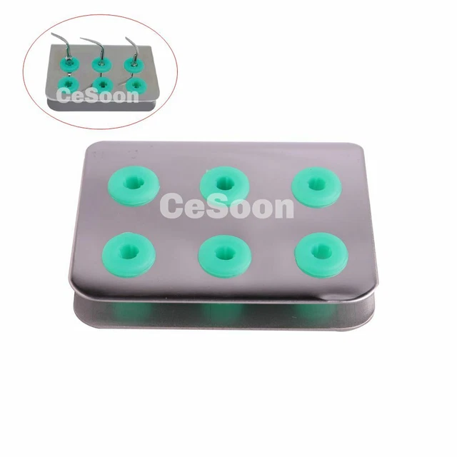 6 Hole Dental Woodpecker Escalador Ultrasónico Tips Stand Holder EMS/Satelec/DTE