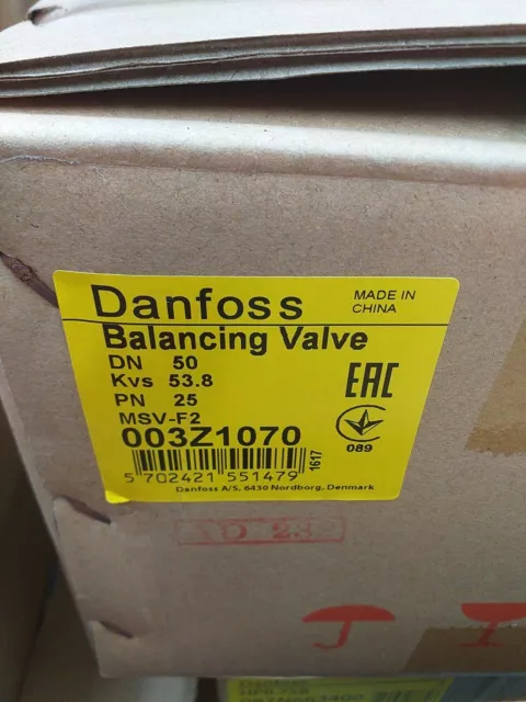 Danfoss Industrial Balancing Valve