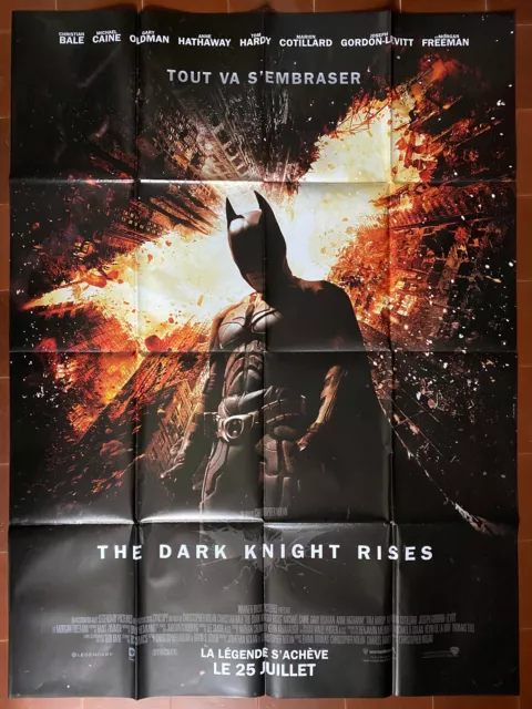 Affiche BATMAN The Dark knight rises Christopher NOLAN Christian BALE 120x160cm