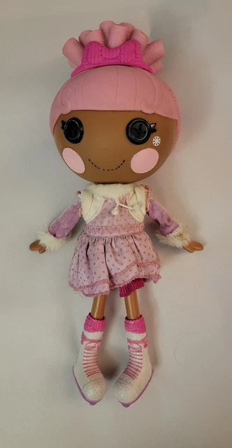 Lalaloopsy Doll 12" Full Size Pink Hair Button Eyes Tiara 2009 MGA Entertainment