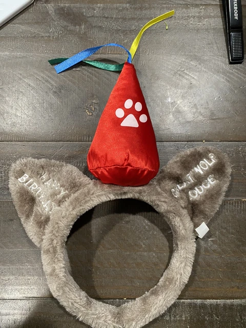 LOT OF 6 Great Wolf Lodge Headband Ears Twin Birthday Party Hat Favors ...