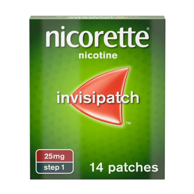 Nicorette InvisiPatch Step 1 25mg - 14 Patches (110)