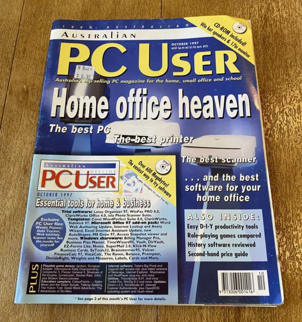 Australian PC User Magazine October 1997 Retro Vintage Personal Computer