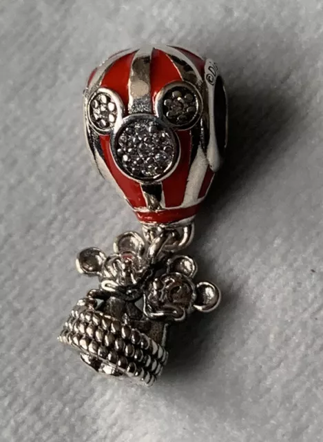 Pandora Walt Disney Minnie and Mickey True Love Hot Air Balloon Dangle Charm