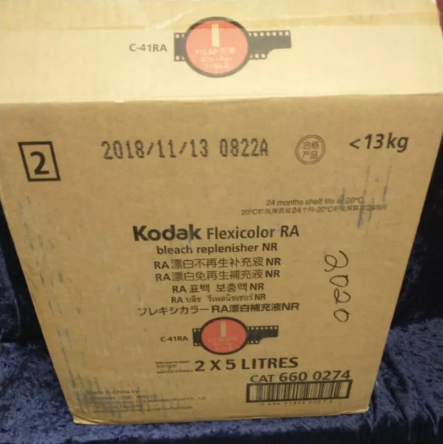 Reposición de blanqueador Kodak Flexicolor RA (caducado 2018/sin abrir/sin usar)