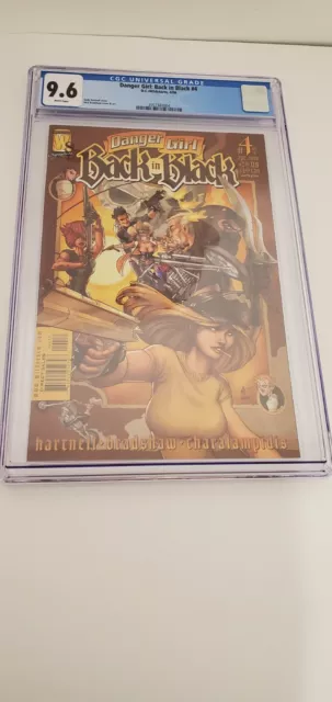 Super Rare Danger Girl Back In Black # 4 Of 4 Cgc 9.6 💎  Wildstorm 2006 Edition