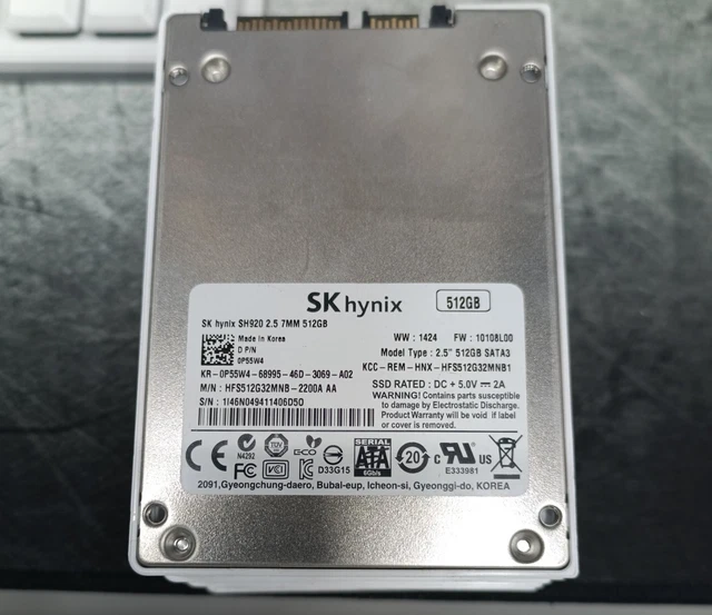 SK HYNIX 512GB SH920 SATA SSD Solid State Drive HFS512G32MNB