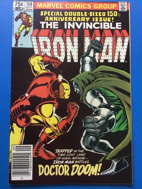Invincible Iron Man #150 Newsstand 1981 Double Size Classic Battle Vs. Dr. Doom