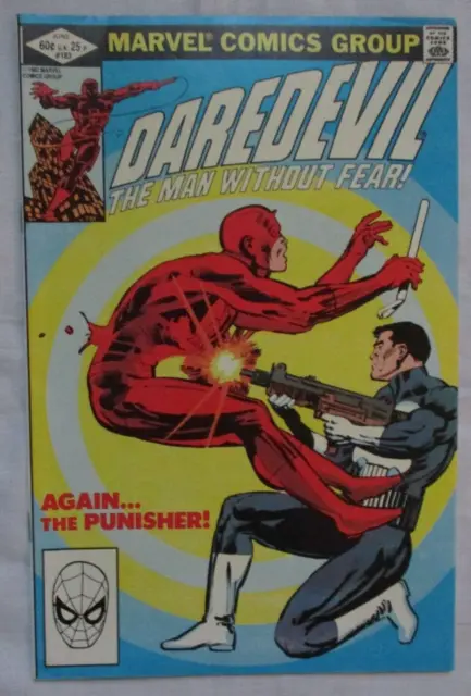 Daredevil 183 1st Daredevil vs. Punisher Frank Miller Marvel 1982