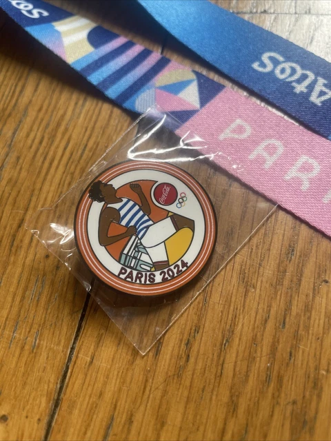 Olympique Pins Paris 2024 Coca Cola Drinks Pass Limited Only For