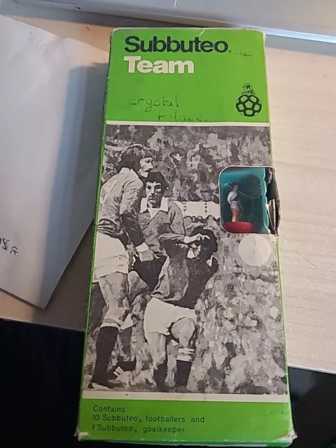 Subbuteo Lw Mp Zombie Team Ref 194 Crystal Palace Referenced Box