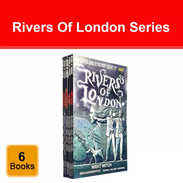 Rivers of London Series 6 Books Collection Set by Ben Aaronovitch Vol.1- 6 Pack